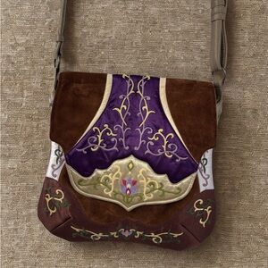 Boho Vintage Embroidered Crossbody Bag Hippie OOVOO